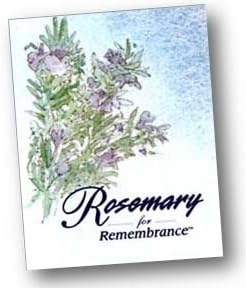 Pack of 25 Rosemary Memorial Packets